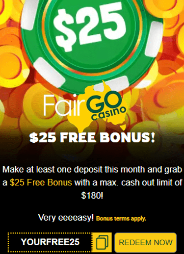 Step-by-step guide on using bonus codes at Fair Go Casino