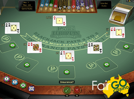 Explore a variety of online blackjack at Fair Go Casino