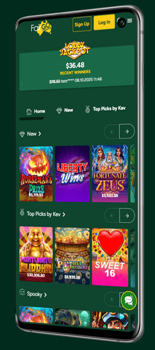Fair Go Casino app on Android devices