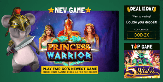 Exciting jackpot games for big wins at Fair Go Casino